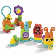 Nessiworld HKN44 MEGA BLOKS® Hareketli Duyusal Gelişim Tırtılı 30 parça +1 yaş