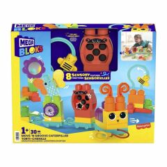 Nessiworld HKN44 MEGA BLOKS® Hareketli Duyusal Gelişim Tırtılı 30 parça +1 yaş