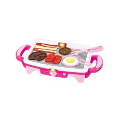 Nessiworld  QF2908P-1-QF2908G-1 Işıklı Aksesuarlı Teppanyaki Izgara -Vardem Oyuncak