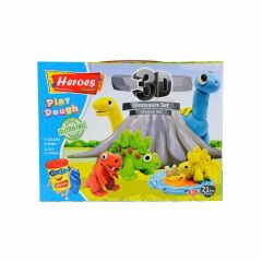 Nessiworld  ERN-568 Heroes 3D Dinazor Oyun Hamur Seti - Eren Oyuncak