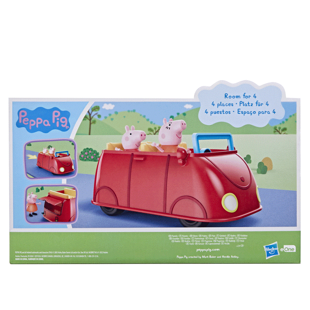 Nessiworld F2184 Peppa Pig Kırmızı Aile Aracı