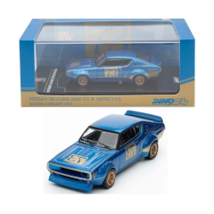 Nessiworld Inno 1/64 Nissan Skyline 2000 GT-R KPGC110 Racing Concept Blue