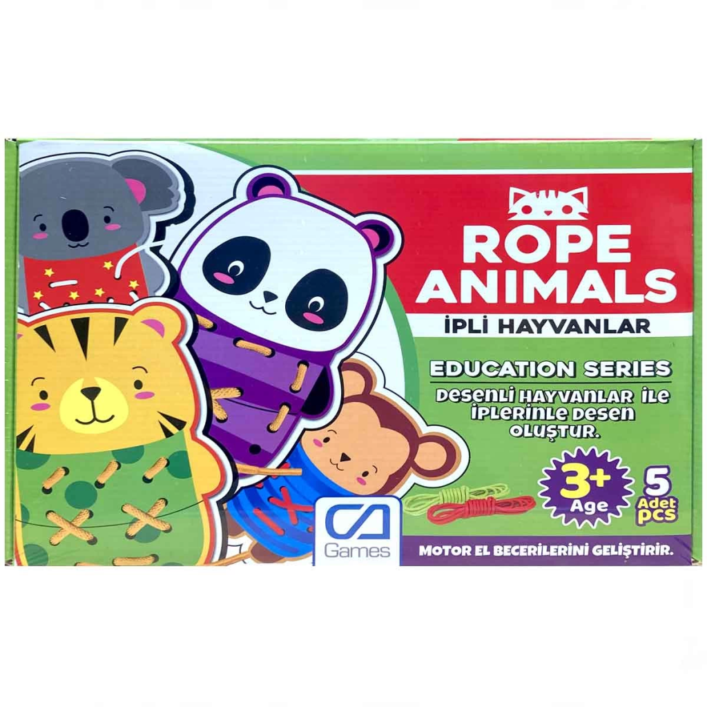 Nessiworld  Rope Animals İpli Hayvanlar Kutu Oyunu