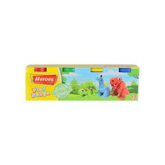 Nessiworld  ERN-604 Heroes Premıum Dörtlü Oyun Hamuru - Eren Oyuncak