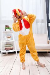 Nessiworld Çocuk Horoz Kostümü - Tavuk Kostümü 4-5 Yaş 100 cm