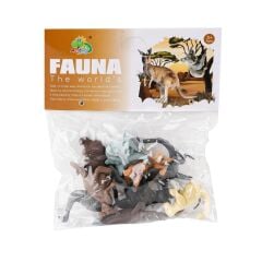 Nessiworld  AZ3-012 PVC  Küçük Vahşi Hayvanlar 10lu -Kidmar Oyuncak