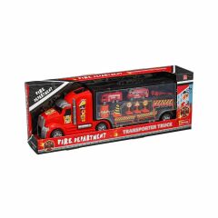 Nessiworld  ERN-875 Heroes Toys Çantalı İtfaiye Taşıyıcı Tır Seti - Eren Oyuncak