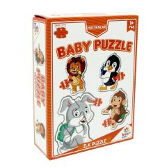 Nessiworld LC7225 Laço, Baby Puzzle - Hayvanlar - İlk Puzzle / +12 ay