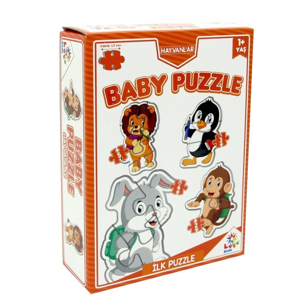 Nessiworld LC7225 Laço, Baby Puzzle - Hayvanlar - İlk Puzzle / +12 ay