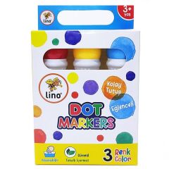 Nessiworld Lino Dot Markers 3'lü Yıkanabilir