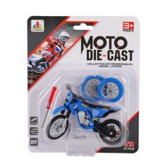 Nessiworld  KZL-DS927 Motorsiklet DIY Tornavidalı 1:18 -Kızılkaya Oyuncak