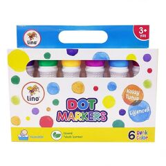 Nessiworld Lino Dot Markers 6'lı Yıkanabilir