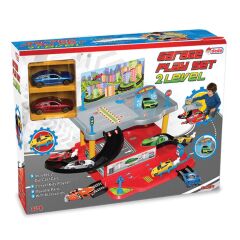 Nessiworld 2 Katlı Araç Otopark Oyun Garaj Seti
