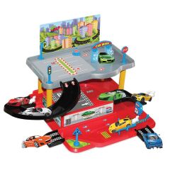 Nessiworld 2 Katlı Araç Otopark Oyun Garaj Seti