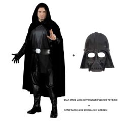 Nessiworld  Star Wars Luke Skywalker Pelerini Yetişkin Ve Maskesi