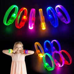 Nessiworld  Festival & Parti LED Bileklik 3 Farklı Mod Işıklı 1 Adet