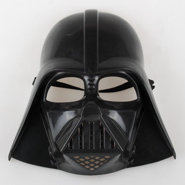 Nessiworld  Çocuk Boy Yıldız Savaşları Star Wars Darth Vadet Maskesi ve 90 cm Pelerin Seti Siyah