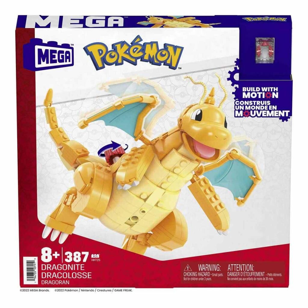 Nessiworld HKT25 MEGA™ Pokémon™ Dragonite 387 parça +8 yaş