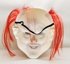 Nessiworld  Kızıl Saçlı Joker Palyaço Maskesi