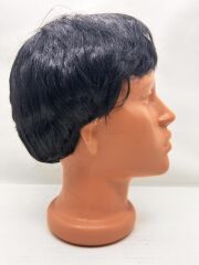 Nessiworld  Siyah Renk Kısa Kesim İçi Astarlı Erkek Peruğu