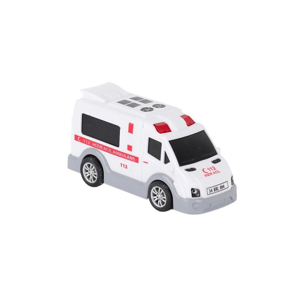Nessiworld  URT004-01 Şehrin Kırılmazları Sürtmeli Ambulans -Birliktoys