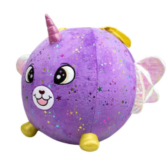 Nessiworld Şişme Peluş Mor Köpek XXL Shiny Corns S2