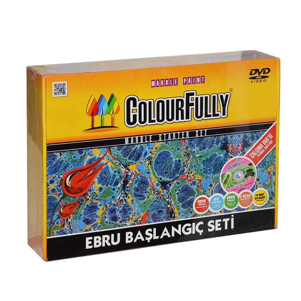Nessiworld Ebru Sanatı Başlangıç Seti Eğitici Dvd'li