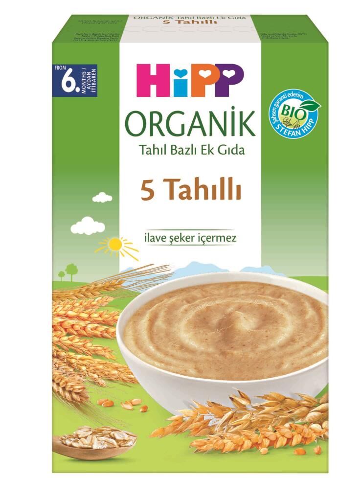 Nessiworld  p Organik 5 Tahıllı Tahıl Bazlı Kaşık Maması 200 Gr