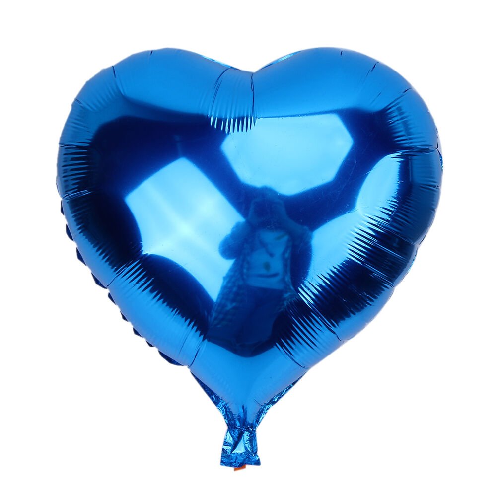 Nessiworld  Kalp Balon Folyo Mavi 45 cm 18 inç