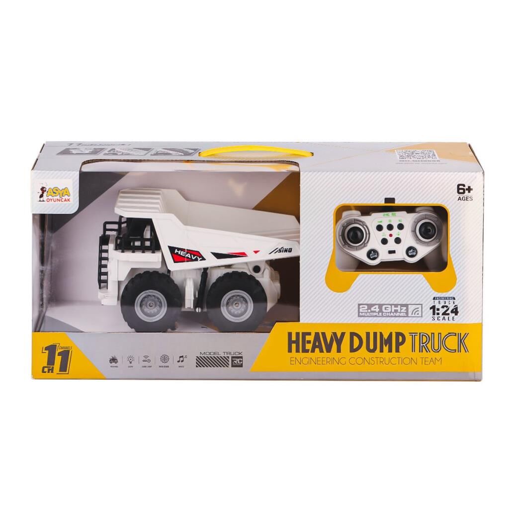 Nessiworld  A8196-QH9008 Kumandalı Ağır Döküm Kamyon 1:24  -Asya Oyuncak