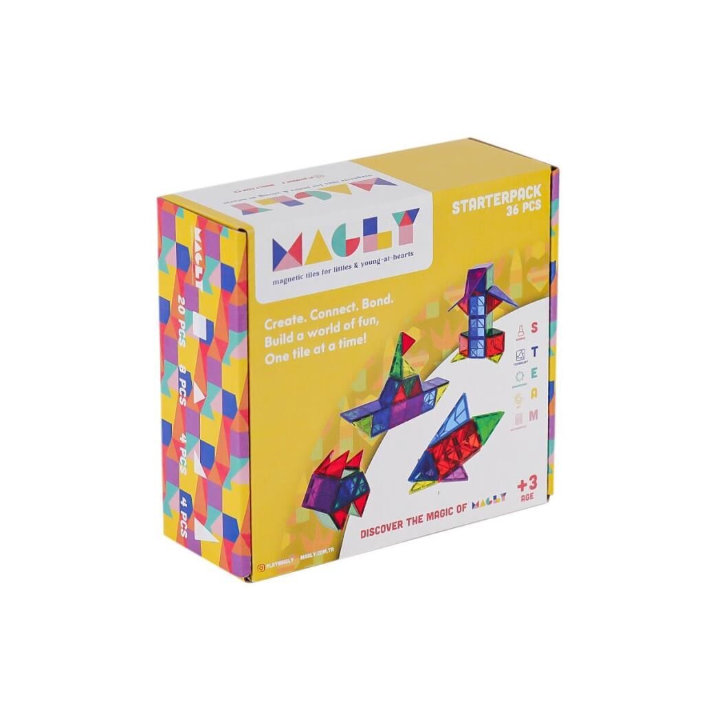 Nessiworld  MLG-36 Manyetik Blok 36 Parça -Gepettoys