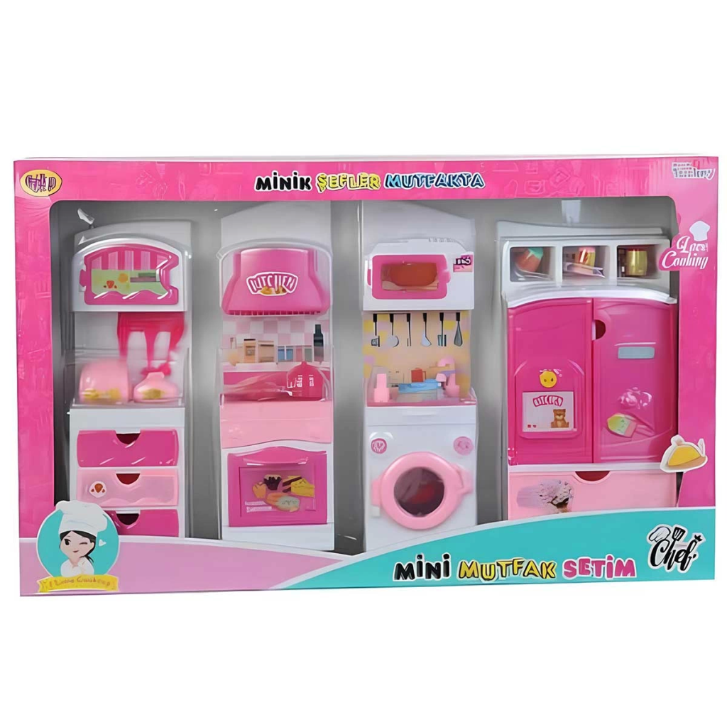 NessiWorld Oydaş Minik Sefler 4lü Dolap Seti 02365