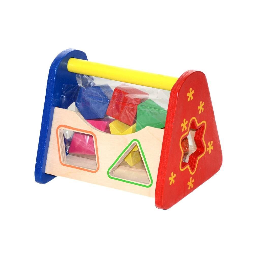 Nessiworld Ahşap Eğitici Geometrik Şekiller Bul-tak Oyunu