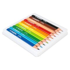 Nessiworld Carioca Jumbo Bebek Üçgen Kuru Boya Kalemi 10'Lu +2 Yaş