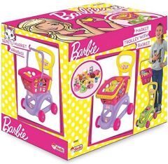 Nessiworld Orjinal Lisanslı Oyuncak Barbie Sepetli Market Arabası