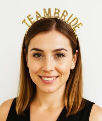 Nessiworld  Altın Renk Team Bride Taç – Gelin ve Nedime Tacı