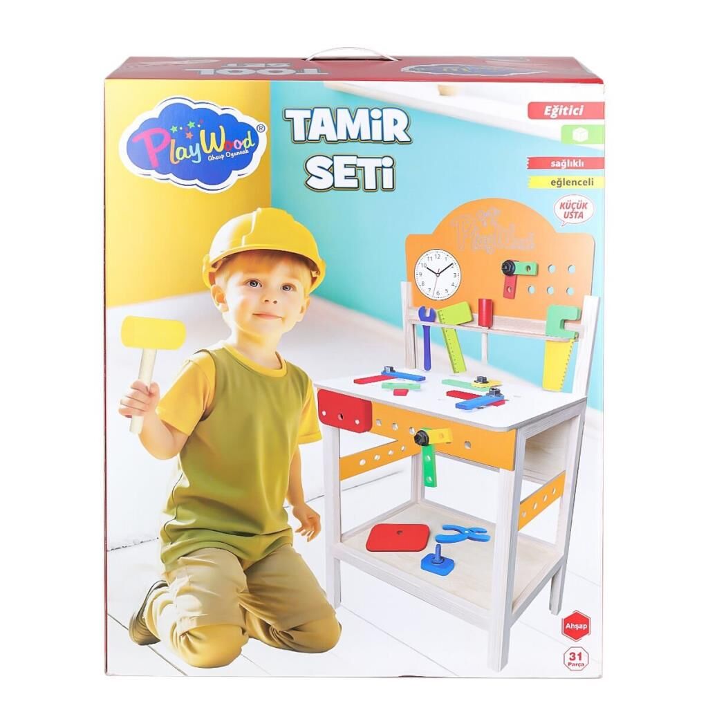 Nessiworld  ONY-412 Ahşap Tamir Seti -Onyıl Oyuncak