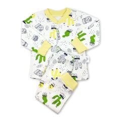 Sema Baby Sleeper Cactus Bebek Pijama Takımı 3-6 Ay - Sarı