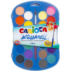 Nessiworld Sulu Boya 30 mm. Fırçalı 24'lü