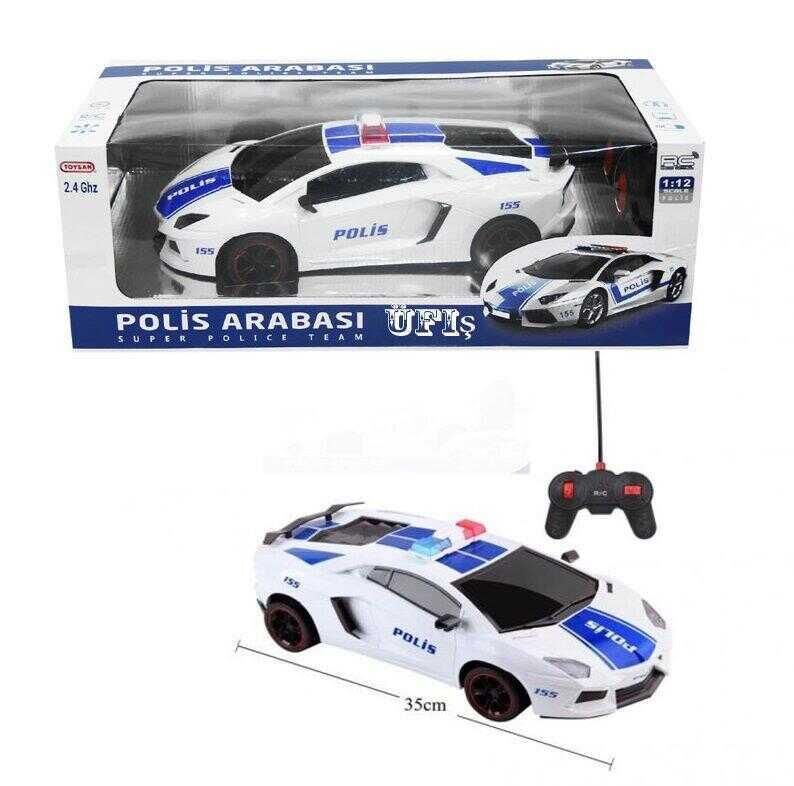 Nessiworld Uzaktan Kumandalı Usb Şarjlı Işıklı Polis Arabası 35 cm. toy-13