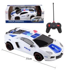 Nessiworld Uzaktan Kumandalı Usb Şarjlı Işıklı Polis Arabası 35 cm. toy-13