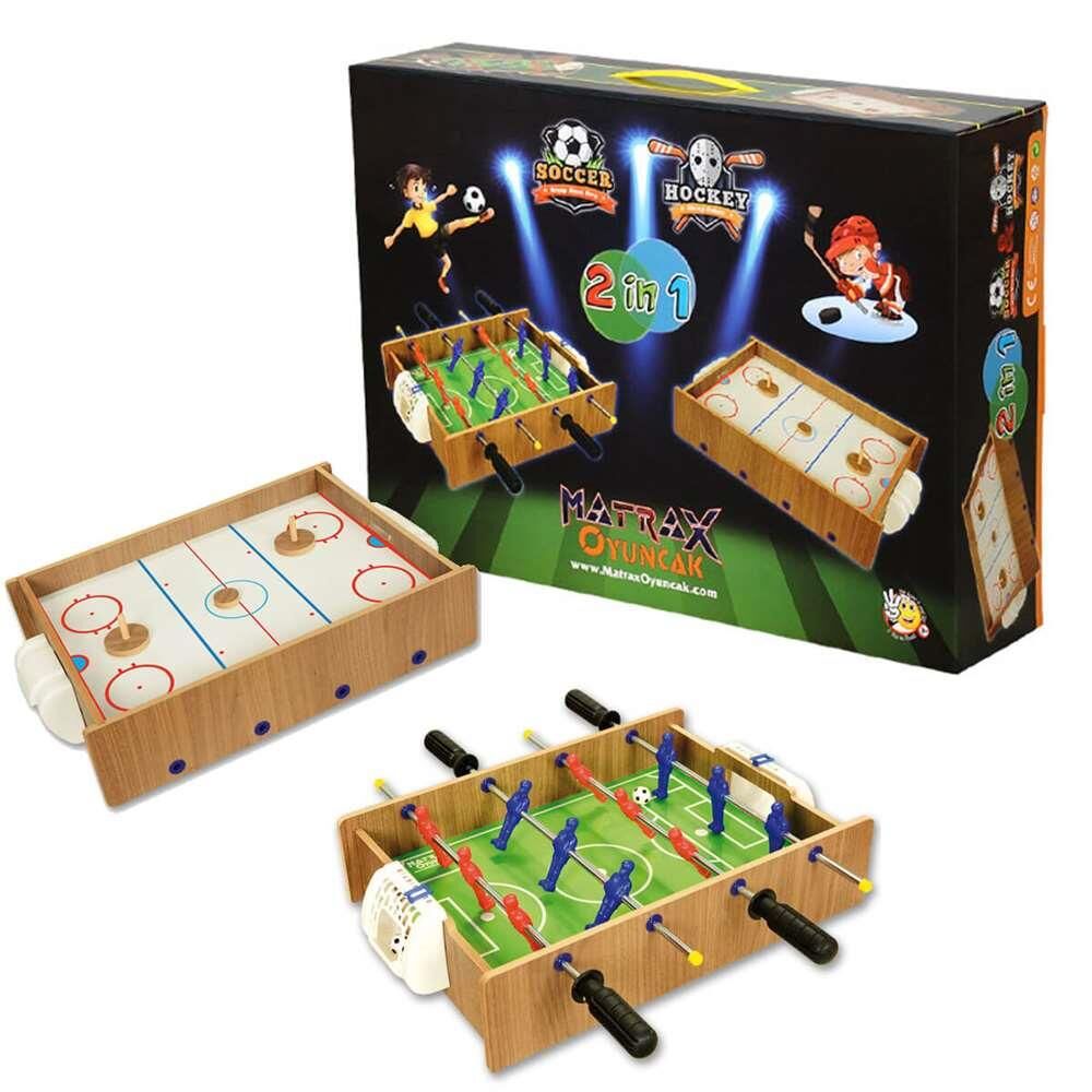 Nessiworld 412 Ahşap Hokey ve Masa Maçı Oyunu