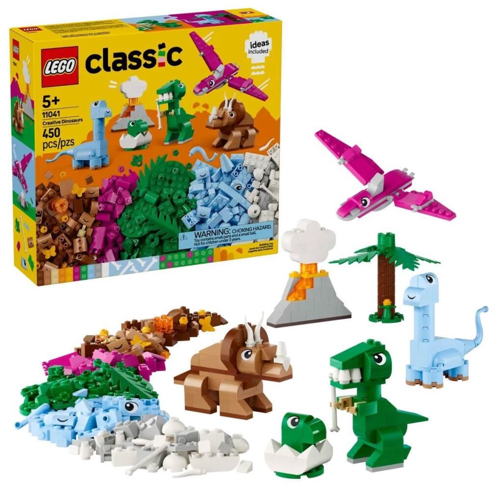 Nessiworld  11041 Lego Classic Yaratıcı Dinozorlar 450 parça +5 yaş