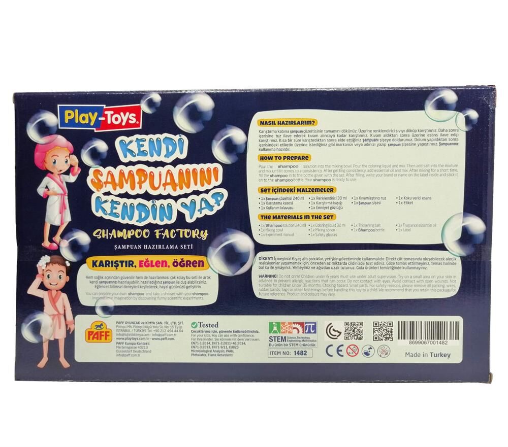 Nessiworld PlayToys Kendi Şampuanını Kendin Yap