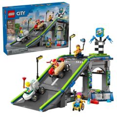 Nessiworld  60460 Lego City Senin Kuralların: Yarış Arabası Rampa Parçası 436 parça +6 yaş