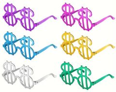 Nessiworld  Dolar Şekilli Metalize Parti Gözlüğü 6 Adet