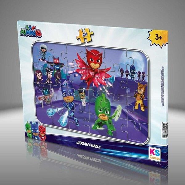 Nessiworld Ks Games 24 Parça PJ Masks Frame Puzzle