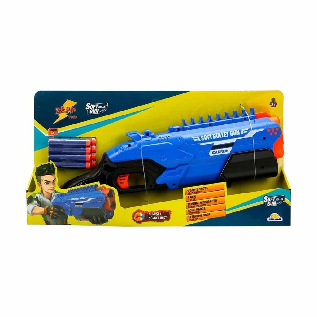 Nessiworld  3407 Zapp Toys Sünger Dart Atan Silah 40 cm