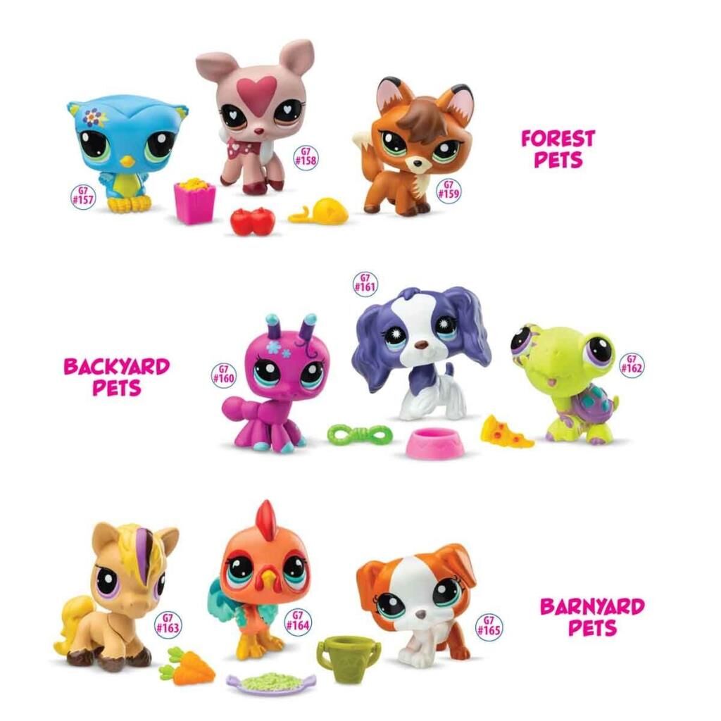 Nessiworld 6469 SUN-Littlest Pet Shop Minişler 3’lü Figür Setİ