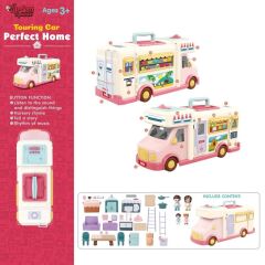 Nessiworld  G0021 Sesli Aksesuarlı Açılıp Katlanabilir Karavan -Vardem Oyuncak